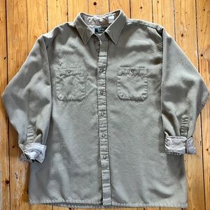 Vintage Men's Lightweight Wool Scandia Woods Button Down Shirt
